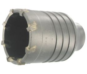 Crown with 1/8 conical connection for impact forces greater than 900W and useful depth of 75 mm