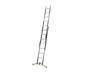 Escalera combinada de 2 tramos con estabilizador curvo HobbyLOT