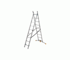 Escalera combinada de 2 tramos con estabilizador curvo HobbyLOT (2x9)