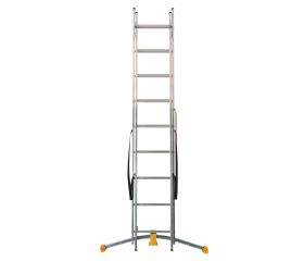 Escalera combinada de 2 tramos con estabilizador curvo HobbyLOT