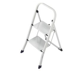 Mini escalera de acero Basic (2 peldaños)