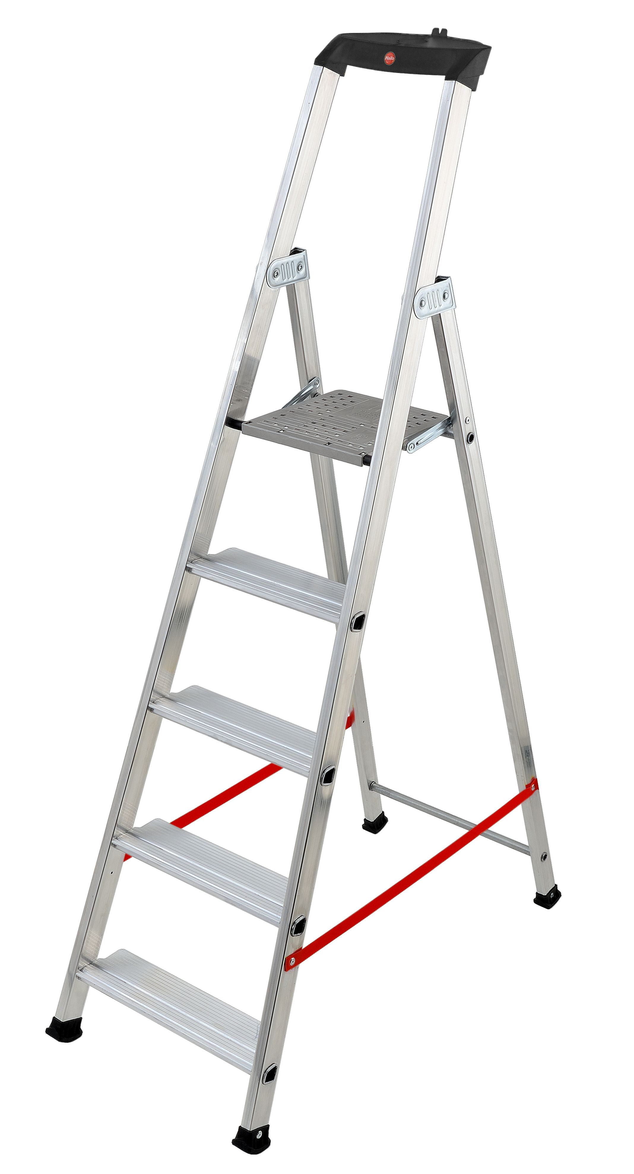 Escalera de tijera profesional Alu PRO (5 peldaños)