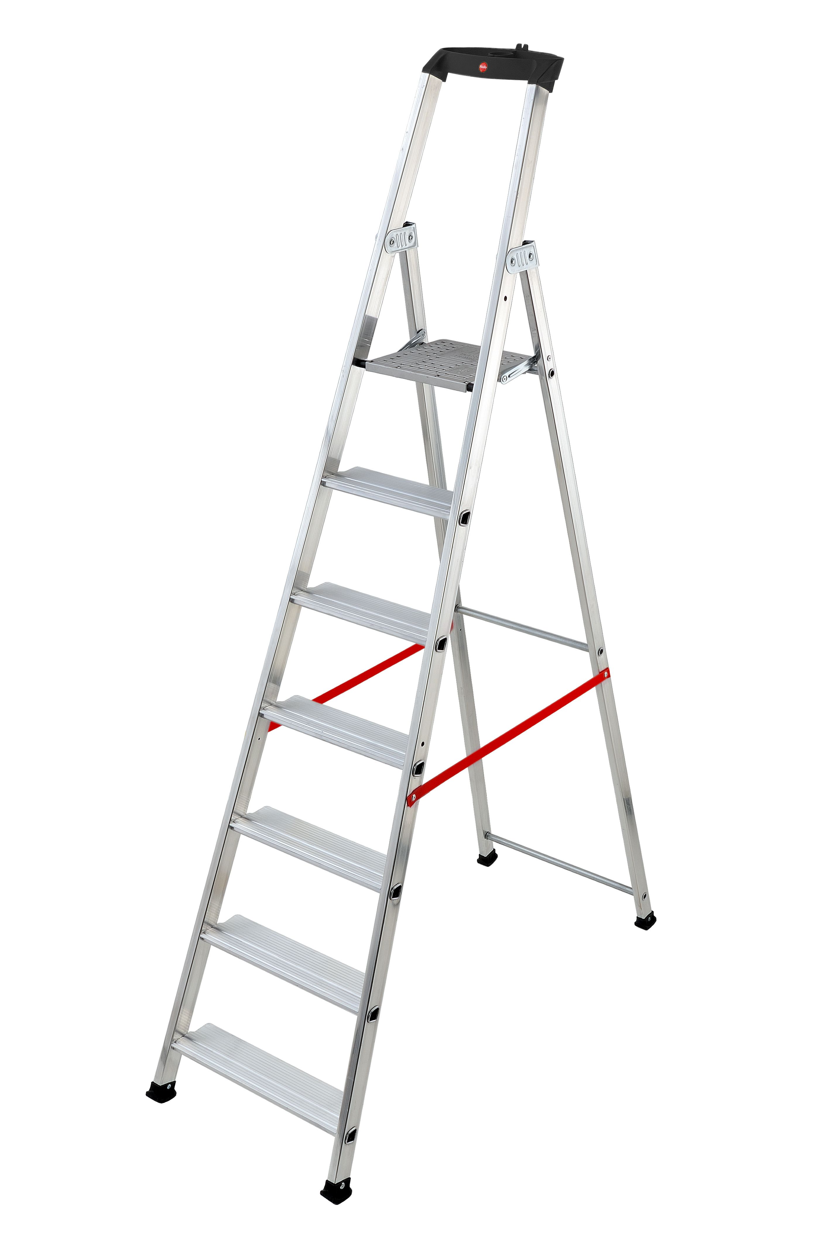 Escalera de tijera profesional Alu PRO (7 peldaños)
