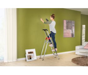 Escalera de tijera de aluminio L60 EasyClix FR