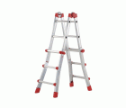 Escalera aluminio telescópica multiposición ProfiStep Multi (3+3 peldaños)