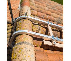 Gancho universal para cornisa de techo para escalera de mano