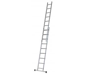 Escalera de apoyo de 2 tramos corredera