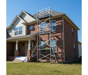 Andamio EN1004 modular de aluminio Expert Pro con ruedas telescópicas