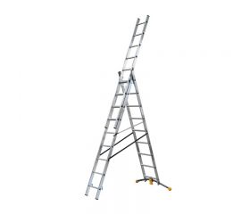 Escalera combinada de 3 tramos con estabilizador curvo HobbyLOT (3x9)