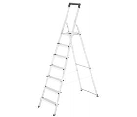 Escalera de tijera de aluminio L40 EasyClix (7 peldaños)