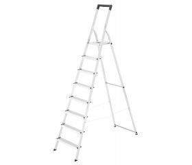 Escalera de tijera de aluminio L40 EasyClix (8 peldaños)