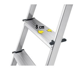 Escalera de tijera de aluminio L40 EasyClix FR