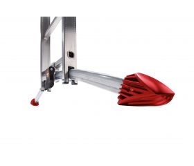 Escalera combinada de 3 tramos con estabilizador curvo ProfiLOT