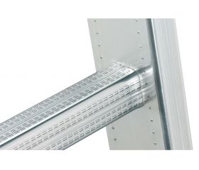 Escalera combinada de 3 tramos con estabilizador curvo ProfiLOT