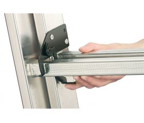 Escalera combinada de 3 tramos con estabilizador curvo ProfiLOT