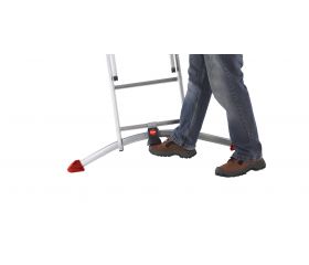 Escalera combinada de 3 tramos con estabilizador curvo ProfiLOT