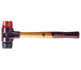 Maza de goma + acetato Simplex Ø 40 mm