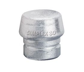 Boca de recambio metal blando plata Simplex Ø 80 mm