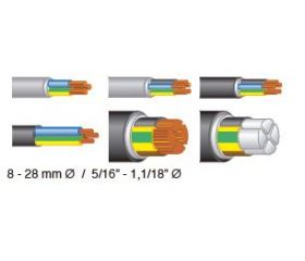 Juego System 4-70 con abrazaderas de cable