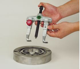 Extractor de rodamientos universal de 2 patas con regulación rápida