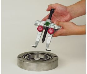 Extractor de rodamientos universal de 2 patas con regulación rápida