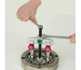 Extractor de rodamientos universal de 2 patas con regulación rápida