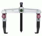 Extractor de rodamientos universal de 2 patas para espacios angostos con regulación rápida (350x200 mm)