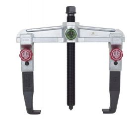 Extractor de rodamientos universal de 2 patas para espacios angostos con regulación rápida (250x200 mm)