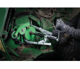 Extractor de rodamientos combinado de 3 patas articuladas con alcance regulable