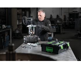 Extractor exterior de 3 patas con regulación rápida con moletas de goma