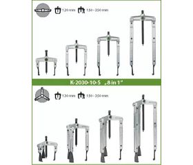 Juego de extractores de rodamientos de 2 y 3 patas para espacios angostos