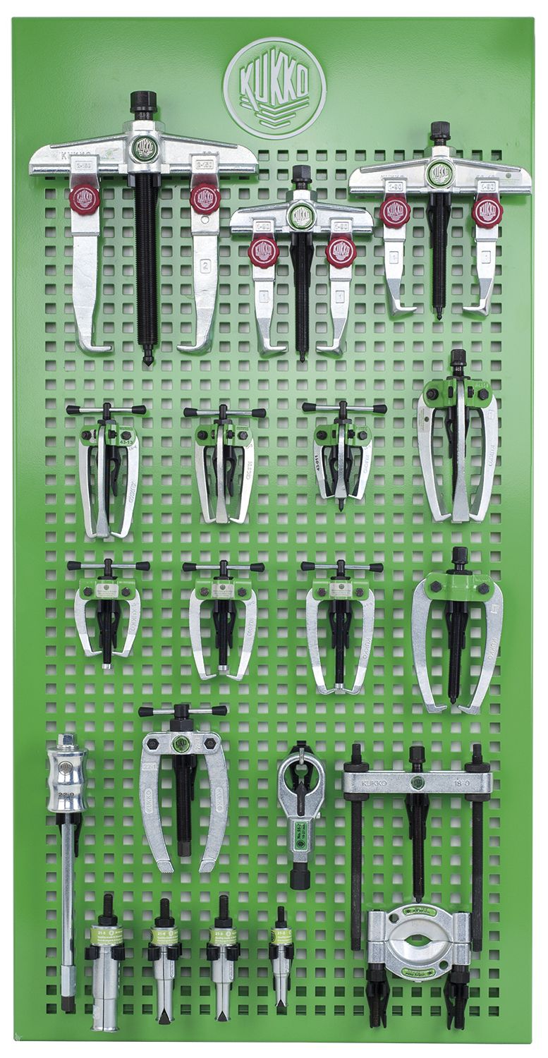 Surtido básico de extractores industriales con ajuste rápido en panel mural