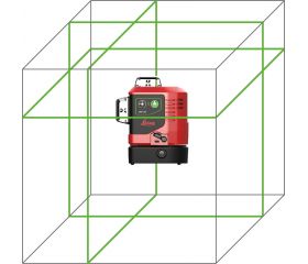 Nivel láser de líneas verdes de 360 grados Lino L6G con maletín rígido