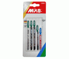 Juego de 5 sierras de calar madera y metal 3198-5