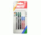 Juego de 5 sierras de calar madera y metal 3199-5