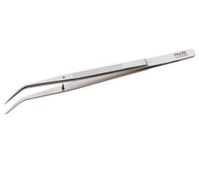 Pinzas precisión soldadura acodadas de acero inoxidable