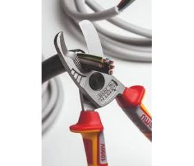 Cortador de cables eléctricos Al + Cu Serie 49 VDE de 210 mm