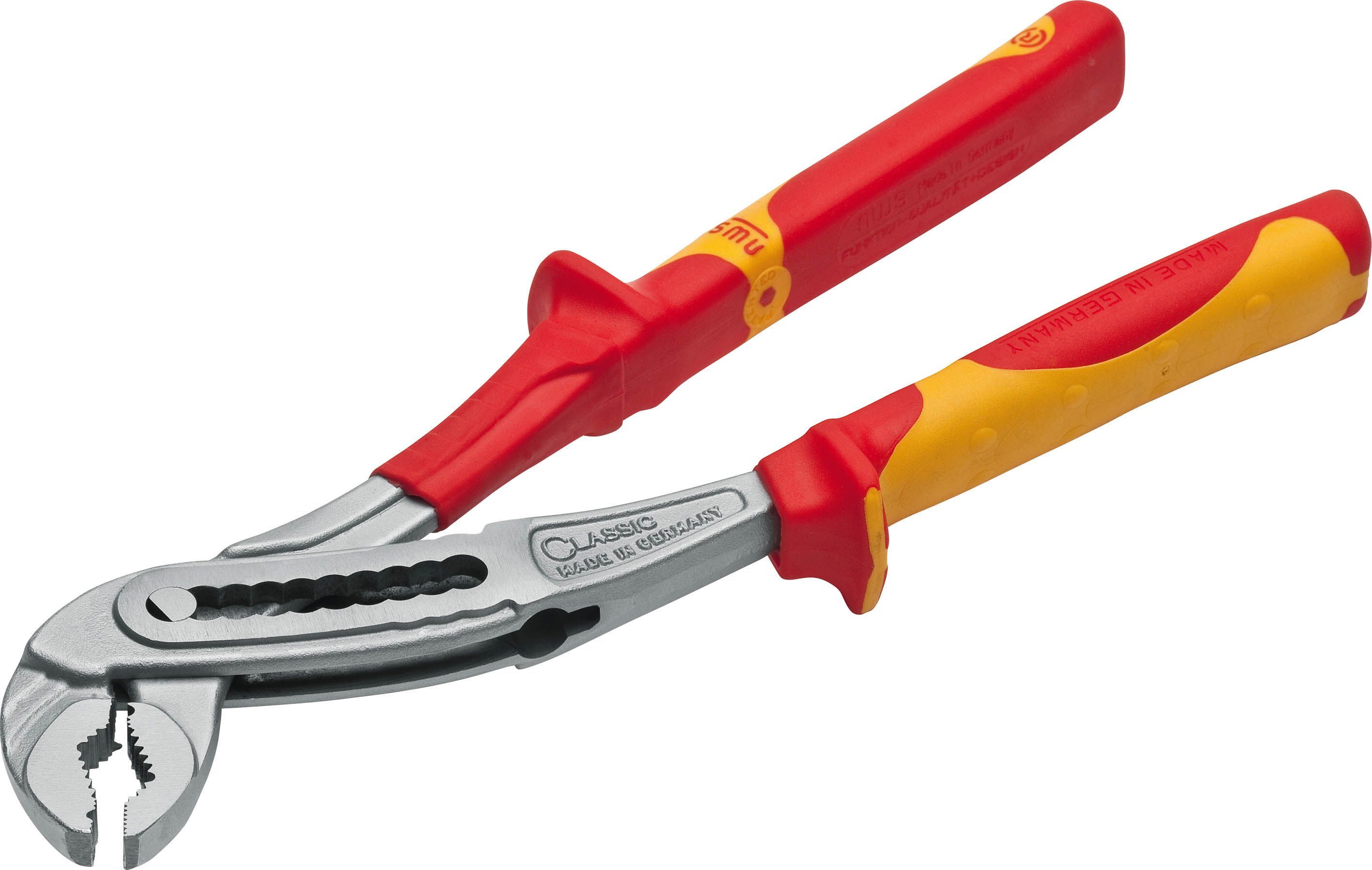 Tenaza abertura multiple de canal Serie 49 VDE Largo 240 mm