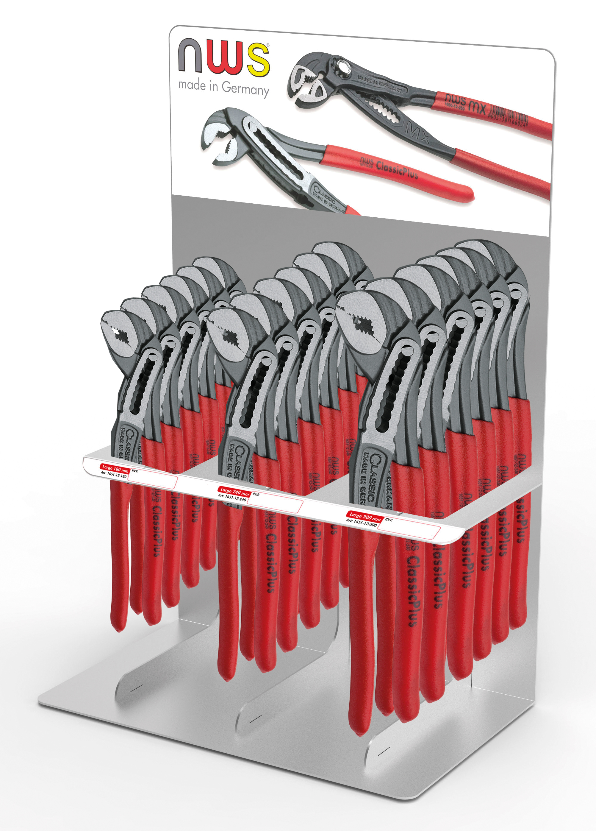 Expositor de sobremesa de tenazas Classic Plus 1651 (3x6 piezas)