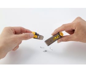 Cúter de bloqueo automático con contendor de cuchillas usadas DA-1