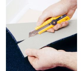 Cúter L-1 con bloqueo manual y mango ergonómico