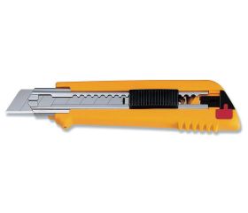 Cúter con bloqueo automático, mecanismo de cambio automático de cuchilla con cargador para 6 cuchillas y cuchilla de 18 mm