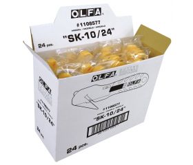 Cutter de seguridad con cuchilla oculta rectangular de 17,8 mm en bolsa de plástico