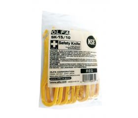 Pack de 10 cutters de seguridad desechables