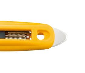 Cúter de seguridad con cortador de precinto con retracción de cuchilla semi automática SK-9