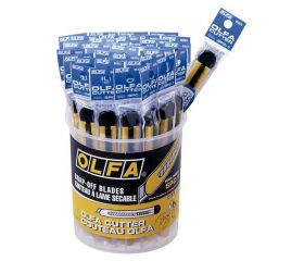 Pack de 40 cúters básicos con cuchilla 9 mm