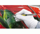 Cúter de bloqueo automático con mango de acero inoxidable SVR-1