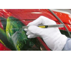 Cúter de bloqueo automático con mango de acero inoxidable SVR-1