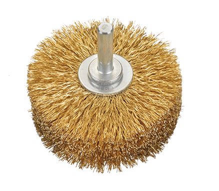 Cepillos circulares alambre ondulado - Vástago 8mm (Extra espesor)