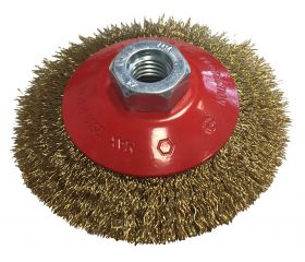 Cepillos cónicos ondulados - Tuerca M14